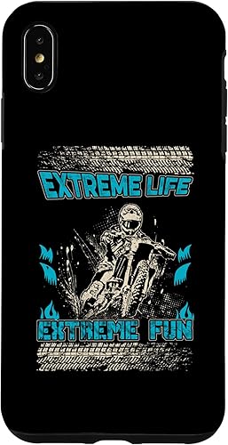 Miniatura 1 de iPhone XS Max Off-Road Motorcycle Exteme Life Extreme Fun Motocross Case