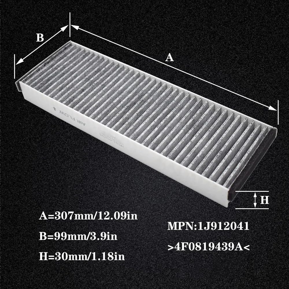 Filtro de Habitáculo para Lamborghini Gallardo Spyder, para VW XL1, Filtro de Aire de habitáculo de carbón Activado 4F0819439C/4F0898438A