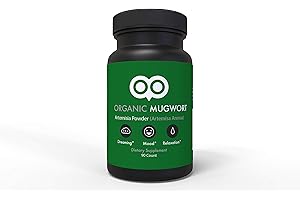 Organic Mugwort Capsules: Enhance Mood, Sleep, Digestion - By Dream Leaf
