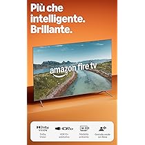 Amazon Fire TV serie Omni QLED da 50″ (ultimo modello), smart TV 4K Ultra HD, HDR10+, Dolby Vision, Dolby Audio, processore quad-core, controllo vocale con Alexa