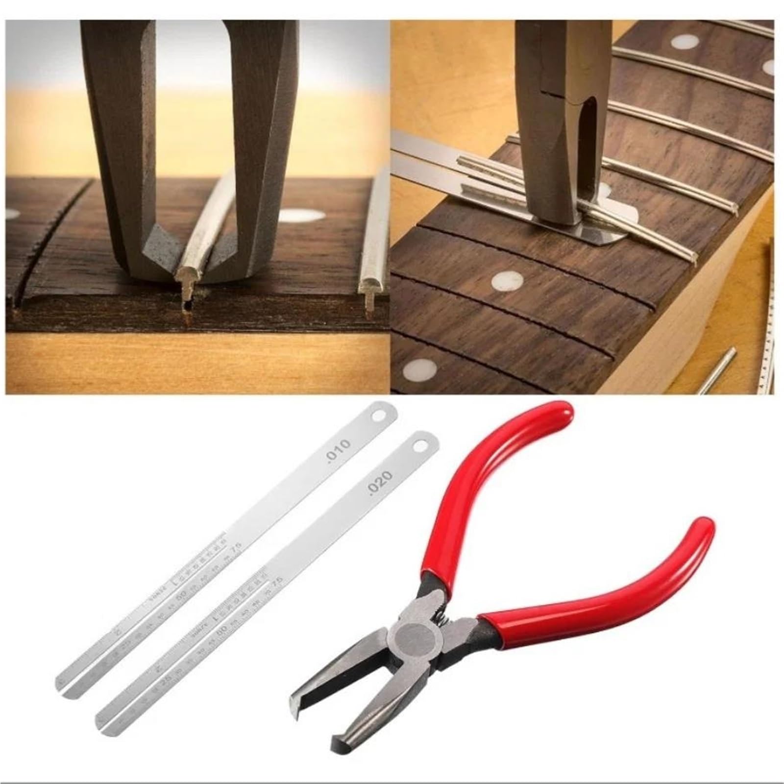 Narzędzia do gitar 6calowe Szczypce Do Cięcia Drutu Gitarowego Szczypce Ściągacz Narzędzia Szczypiec Części(Fret pulling pliers)