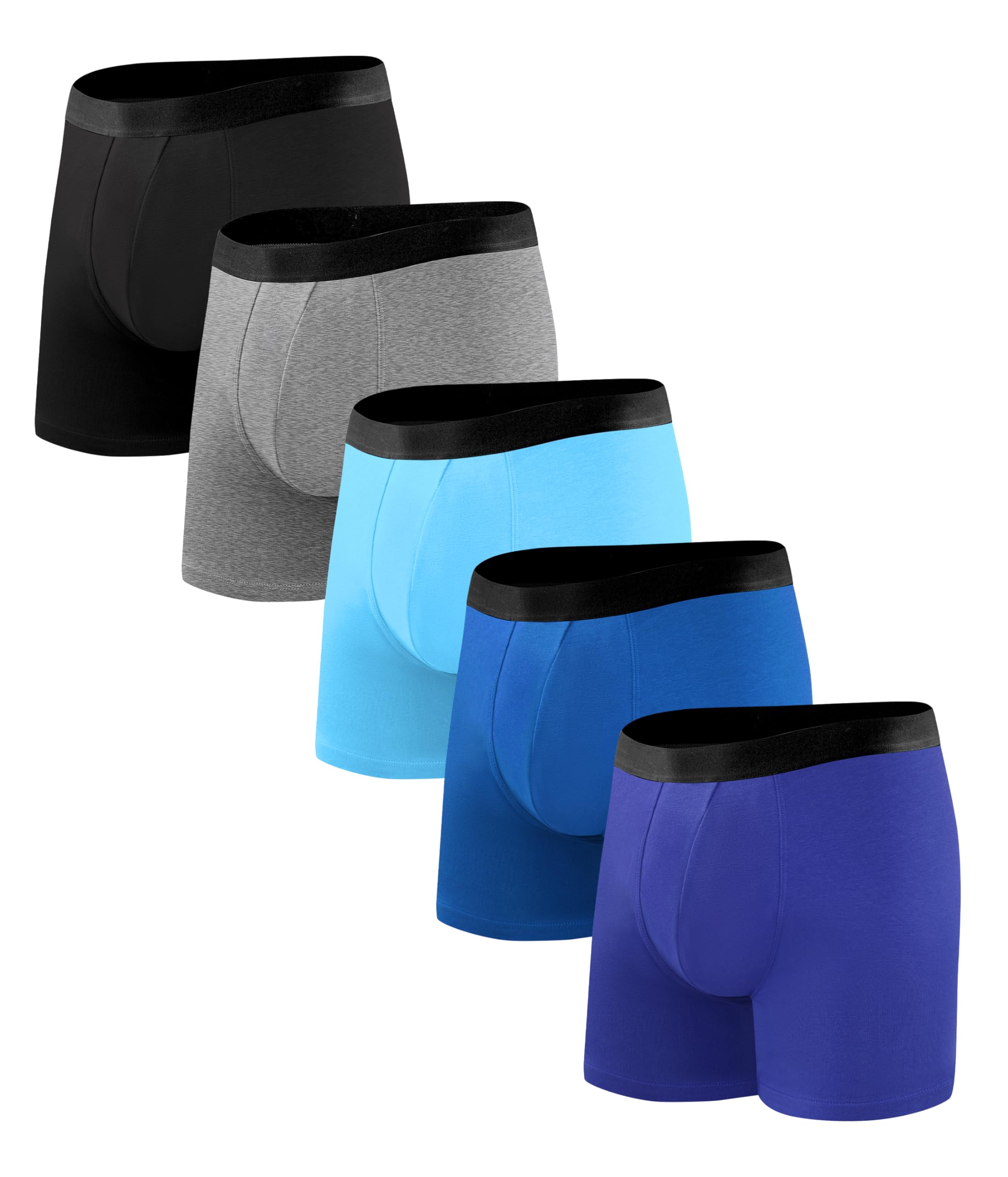Pantalones de incontinencia para hombre, 150 ml, absorbentes, paquete de 5 unidades, lavables de algodón con almohadillas protectoras, ropa interior a prueba de fugas, control de olores