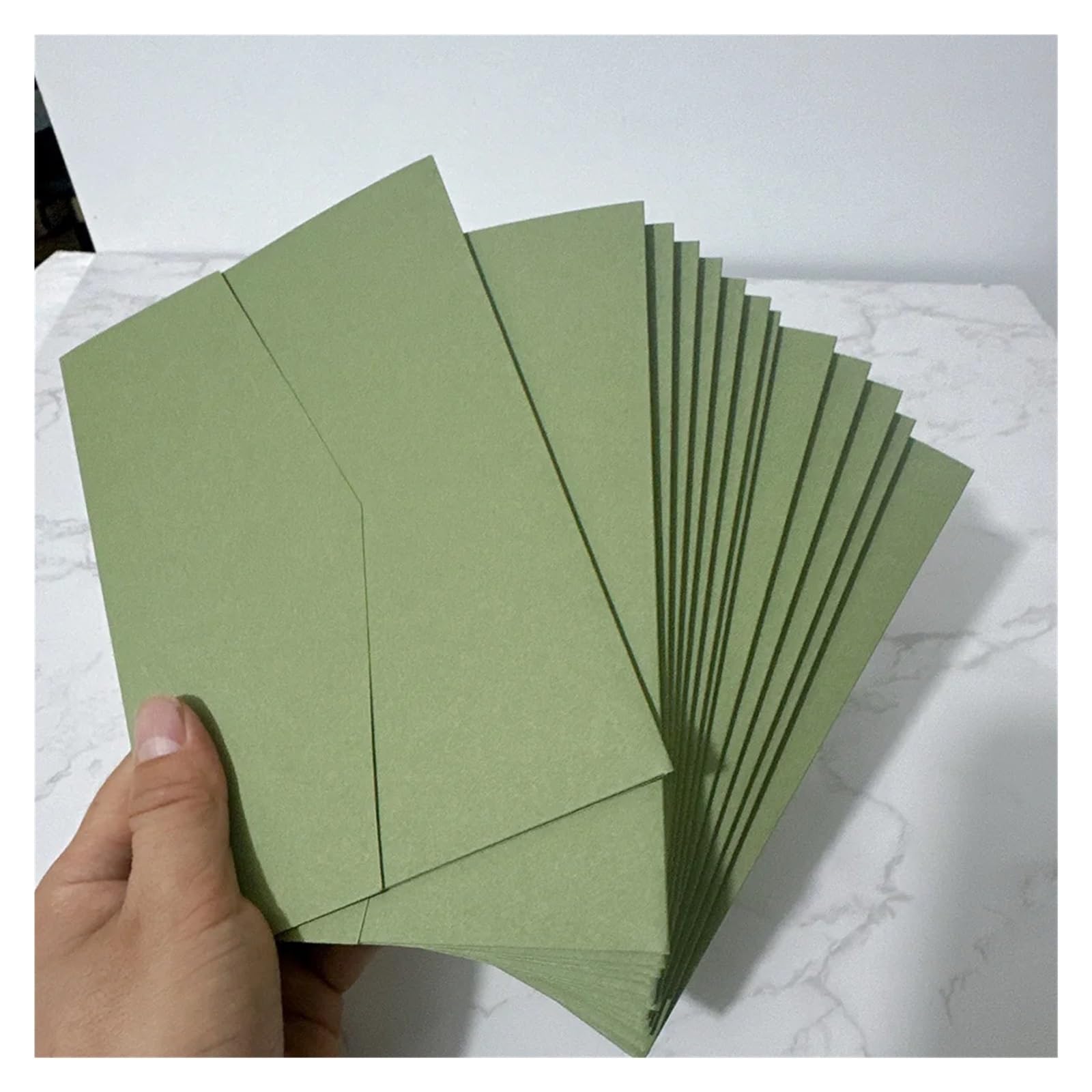 Koperta, Koperta pusta kieszonkowa karta zaproszenie DIY papier ślubny wielokolorowy 25szt(Pearl Ivory)