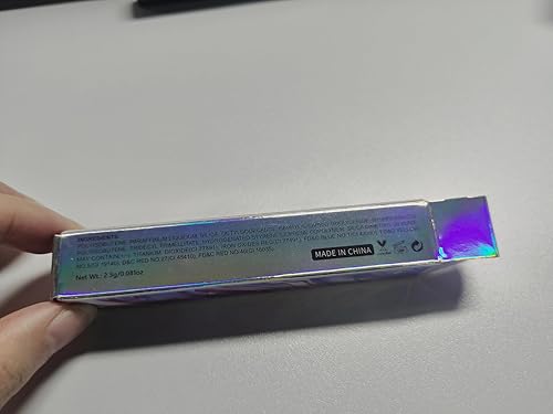 Miniatura 6 de DE'LANCI - Lápiz labial líquido Chameleon, color azul, verde y morado, brillo de labios metálico brillante para mujeres y niñas, regalo de