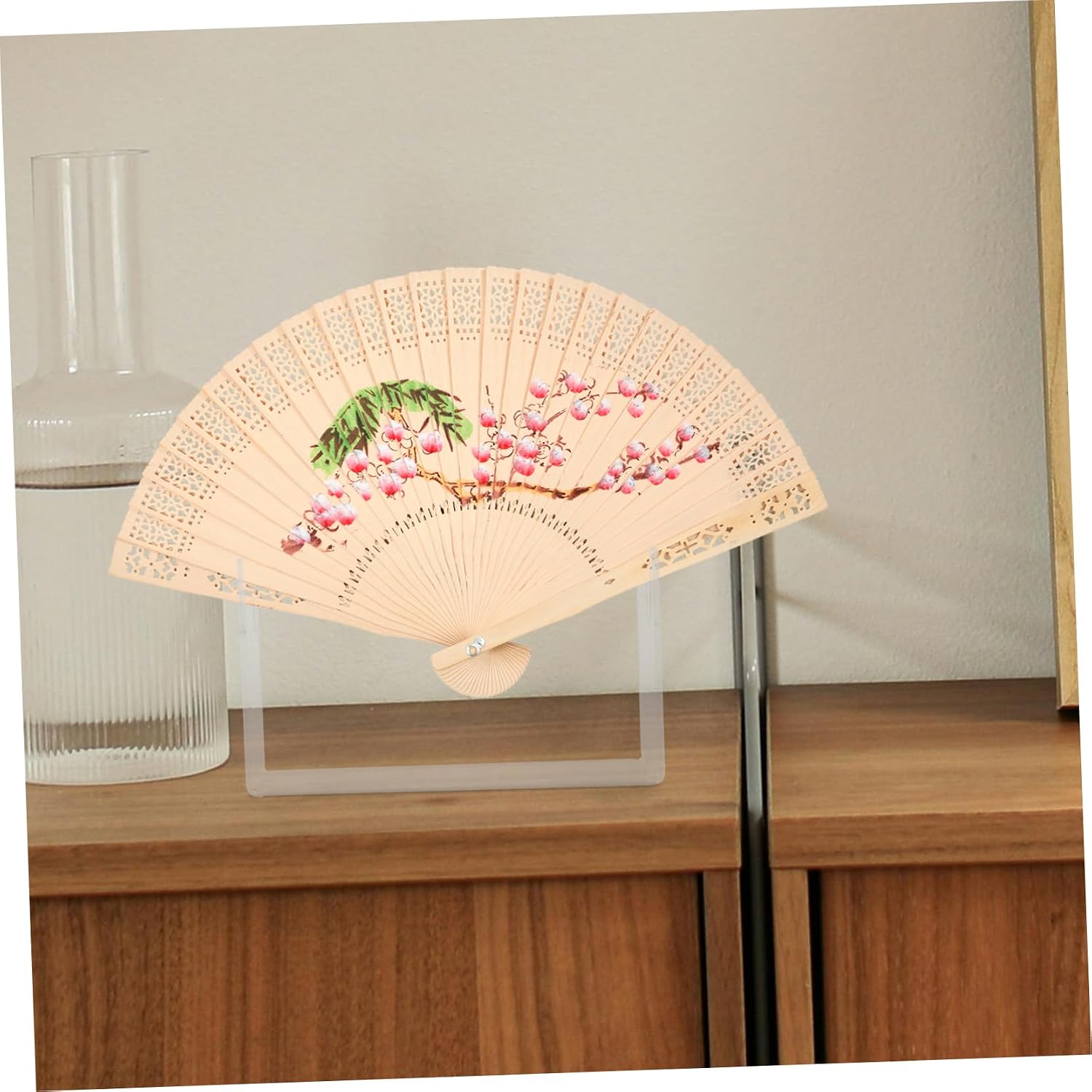 Acrylic Folding Fan Display Stand Holder for Homes Exhibitions image 5