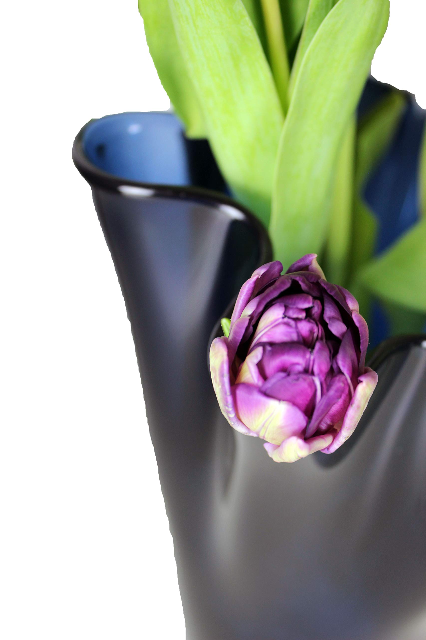 Vaas deco 38x23 cm PHYLIA goud - Kloosterhuis Wonen en Cadeaus