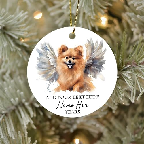 Vista 60 de Adorno conmemorativo personalizado de Bulldog Inglés – Alas de ángel, regalo de Navidad personalizado para perro, mamá y papá Adorno de Bulldog