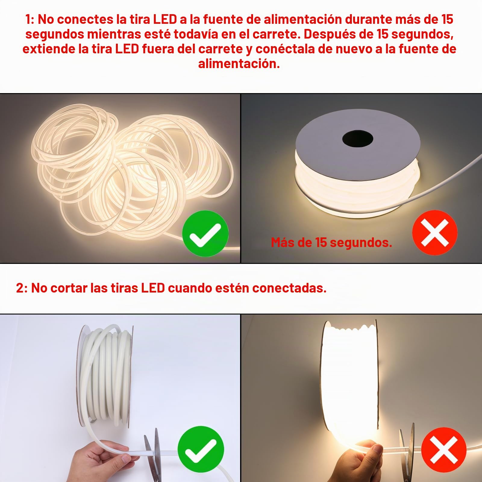 BENLUN Tira LED COB 230V Exterior Impermeable 30 Metros, Tiras LED 220V | 4000K Blanco Natural Luces de LED 10W/M CRI 90+ Flexible para Habitacion Techo, Iluminación Decorativa, Patio, Jardín