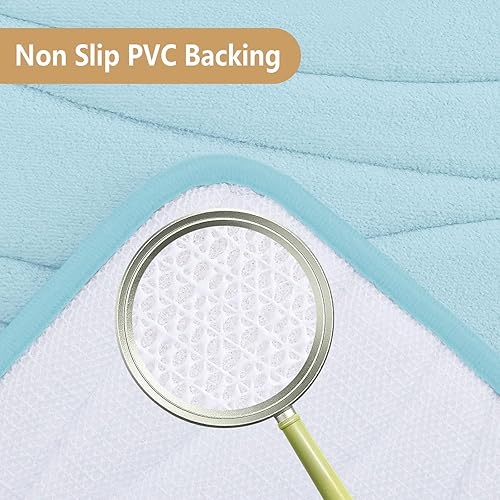 Miniatura 94 de Buganda - Alfombra de baño de espuma viscoelástica 24x16, tapetes de baño extra suaves y absorbentes, antideslizantes y lavables a máquina para el