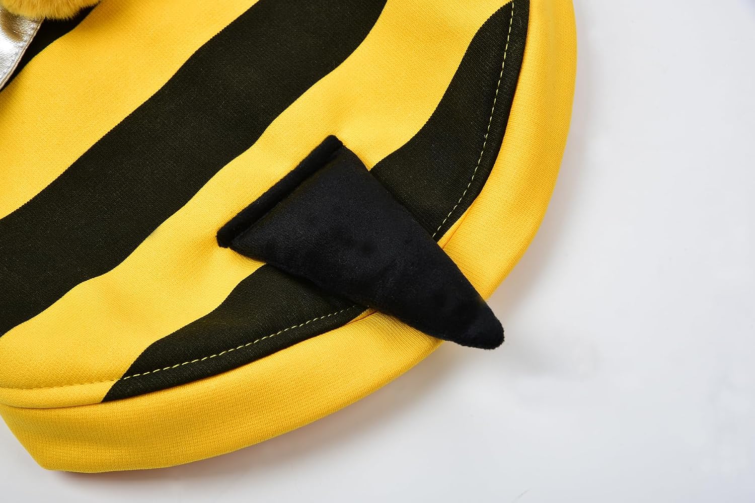 Relibeauty Dog Bee Costume, Cute Cat Bumblebee Outfit with Cap and Wings for Halloween Themed Party, Yellow, L