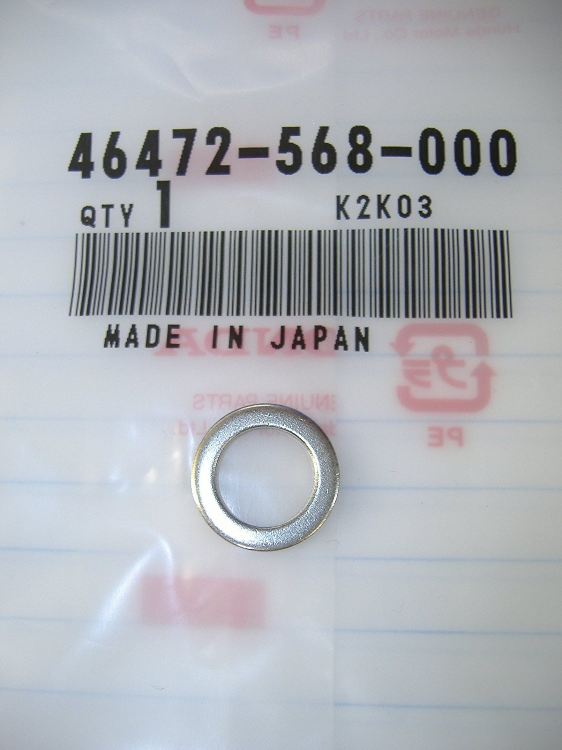 Honda Genuine Brake Line Crush Washer; 46472568000 Amazon.in Car