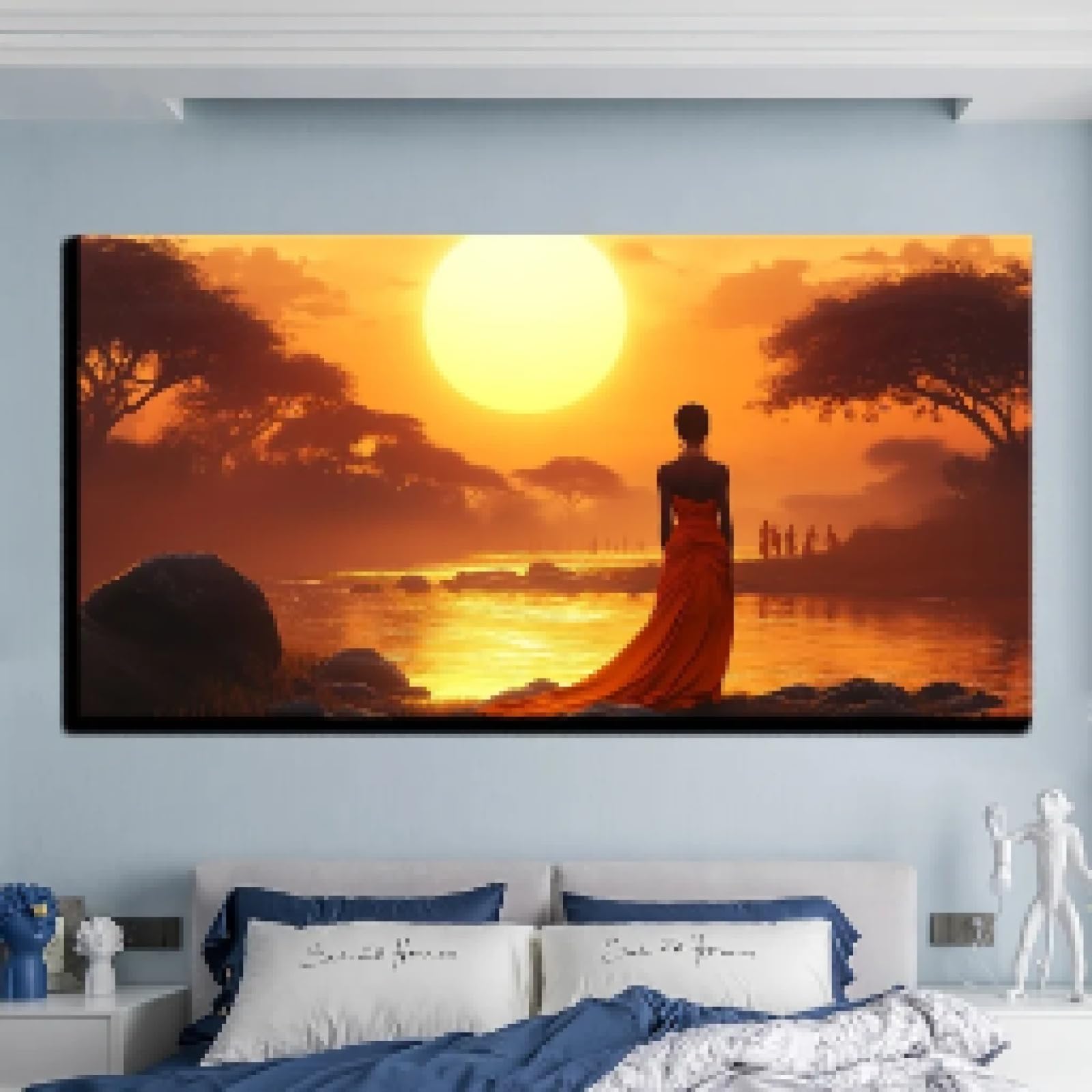 Peinture pour salons et chambres grand format pour mur vide - 8