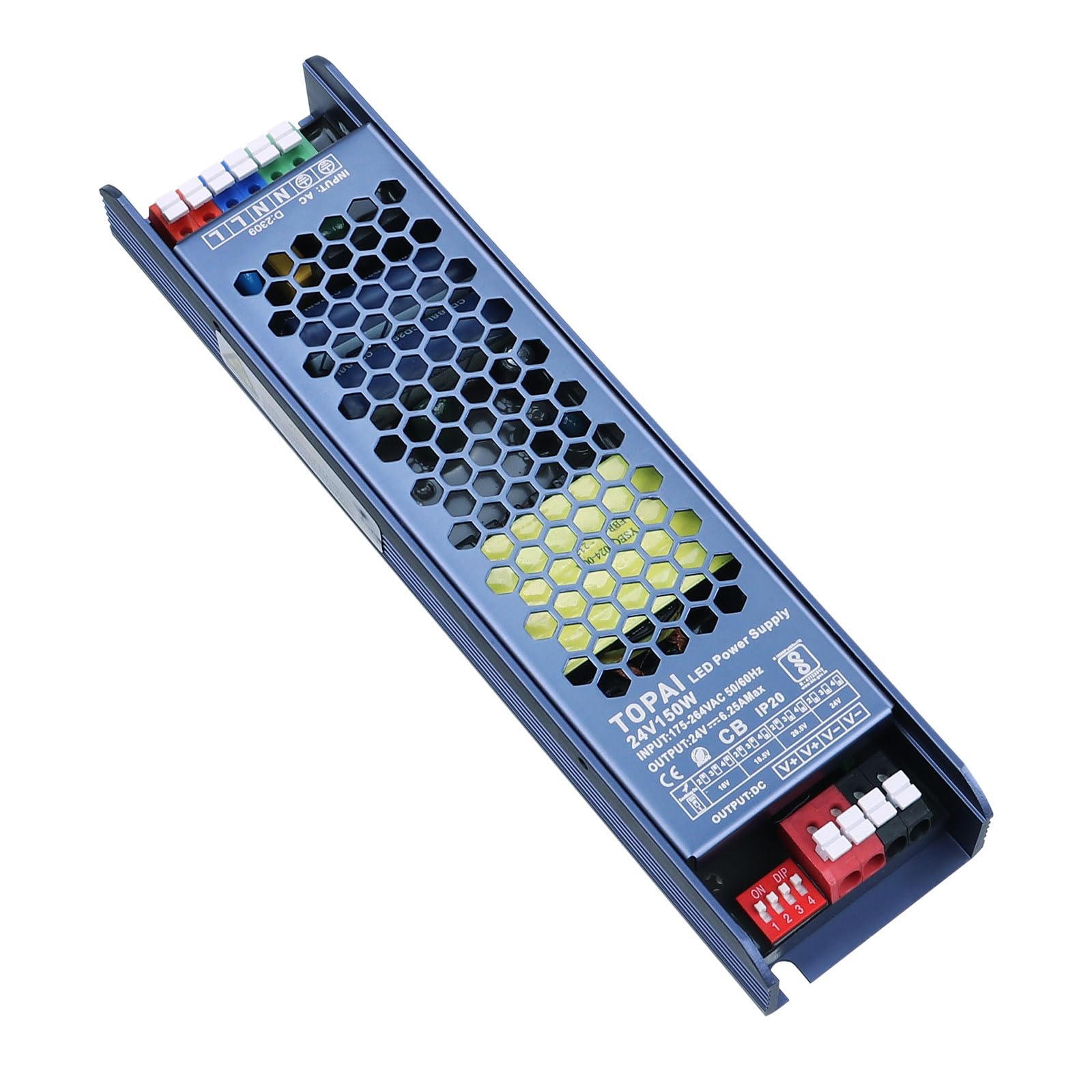 TOPAI LED Netzteil für LED Streifen 24V 150W Dimmbar Spannungswandler