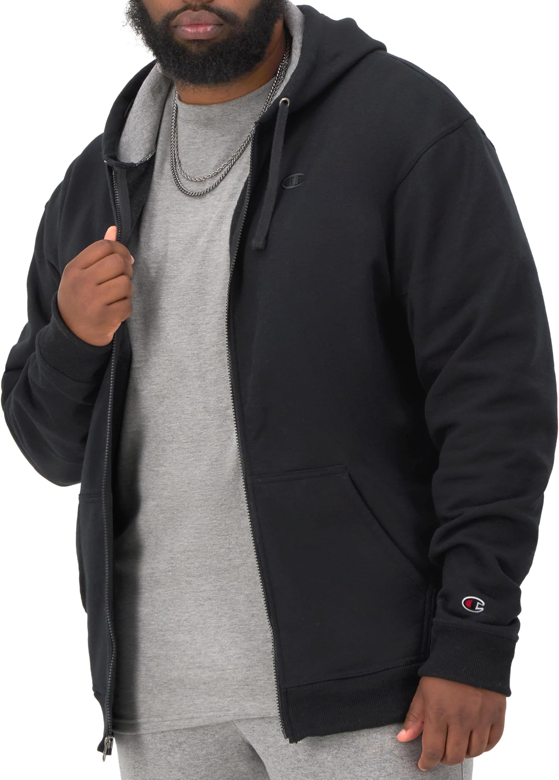 mens Zip-up Hoodie, Comfortable Zip-up Hoodie Sweatshirt for Men (Reg. Or Big & Tall)