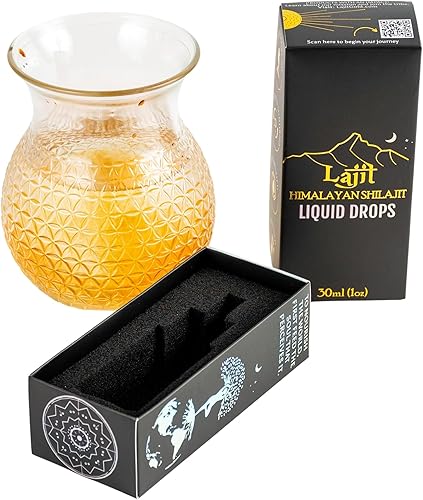 Miniatura 6 de Lajit Gotas líquidas Shilajit del Himalaya de grado dorado, orgánico, secado al sol, nutrientes biodisponibles, ácido fúlvico, más de 85 minerales