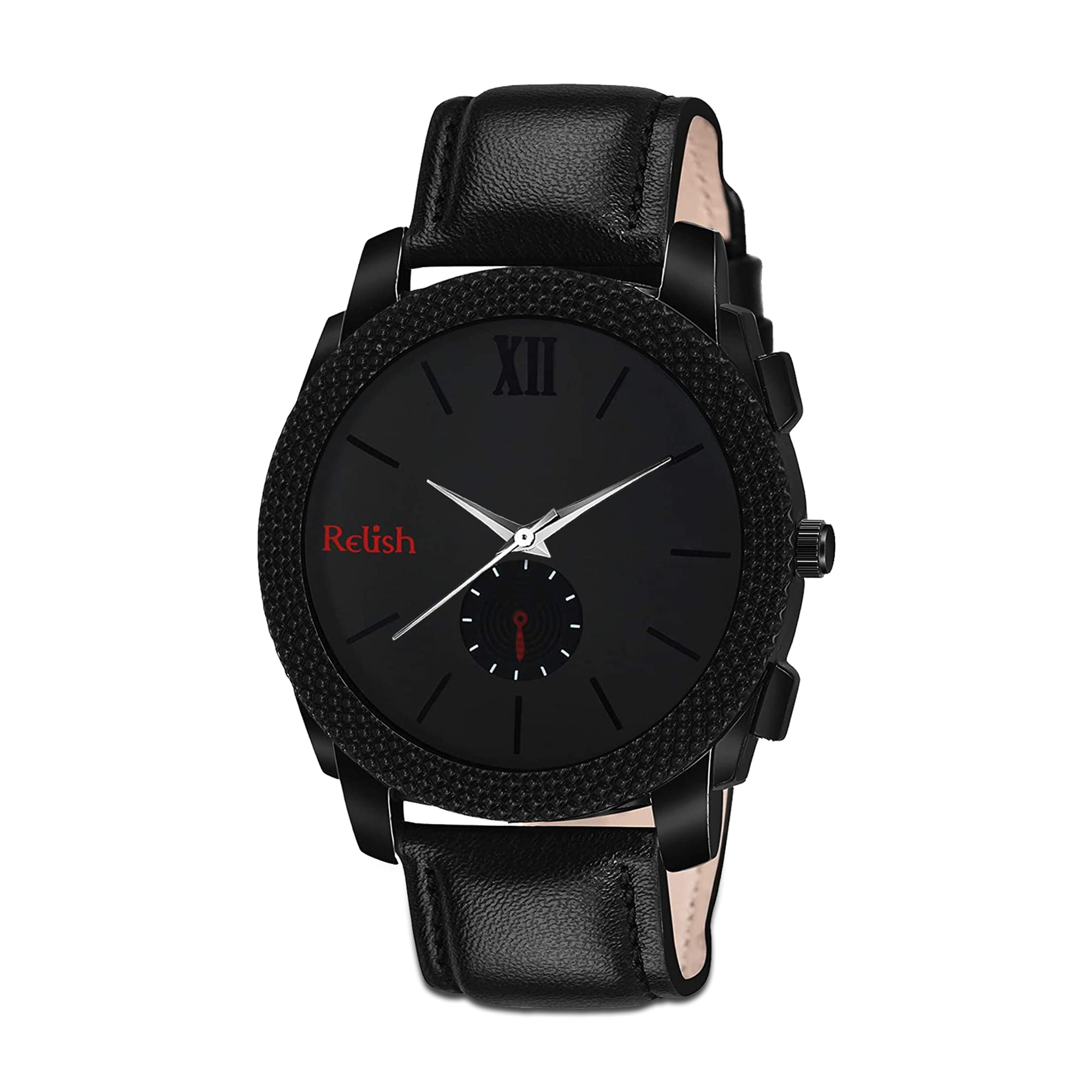 Relish Analogue Mens Watch (Black Dial & Strap) (B09TL5K3MD) Amazon Price History, Amazon Price Tracker