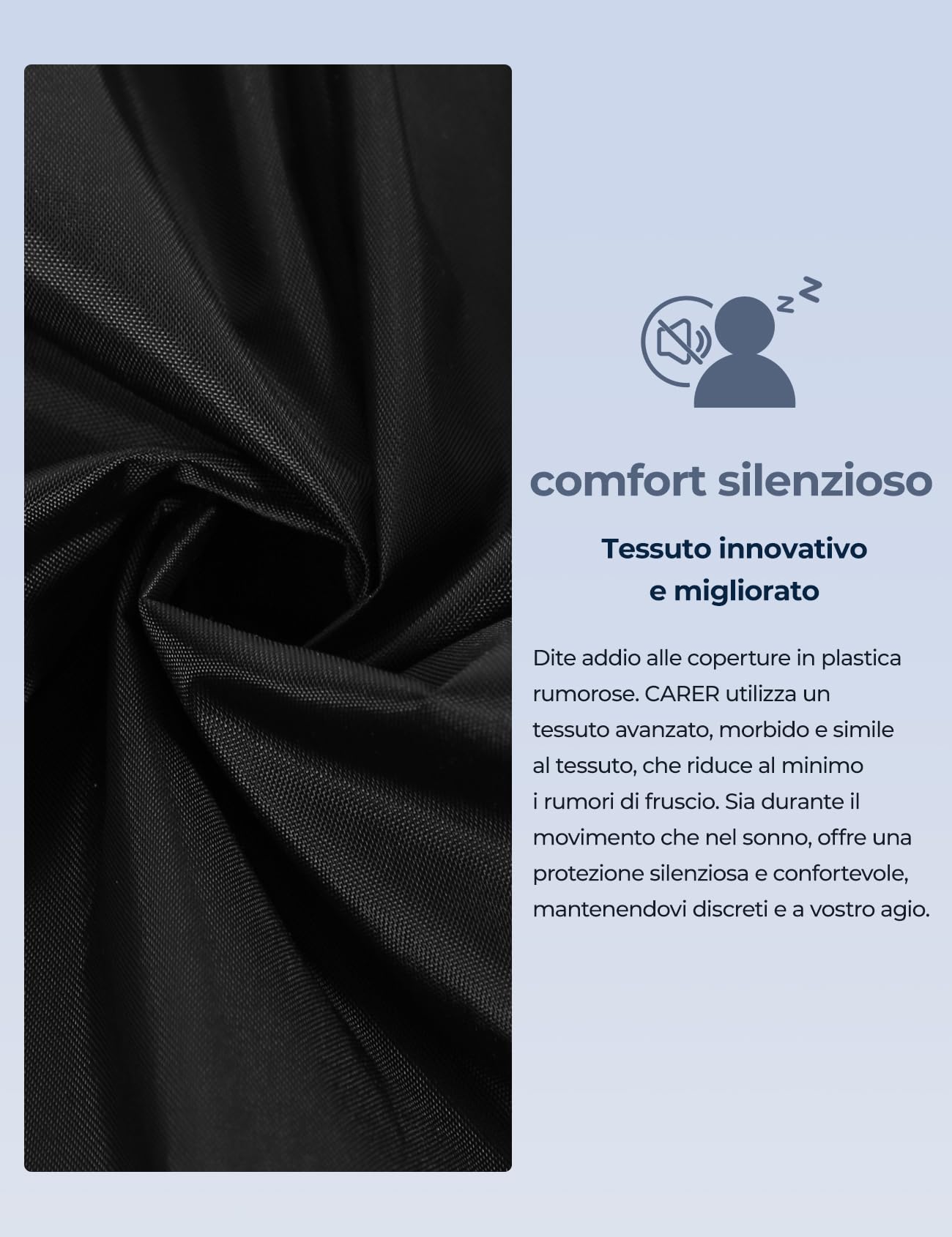 Carer Confezione da 3 Copripannolini per Adulti Biancheria Intima Antiperdita per Incontinenza Silenzioso Impermeabile Lavabile Riutilizzabile Unisex Nero Taglia L - 2