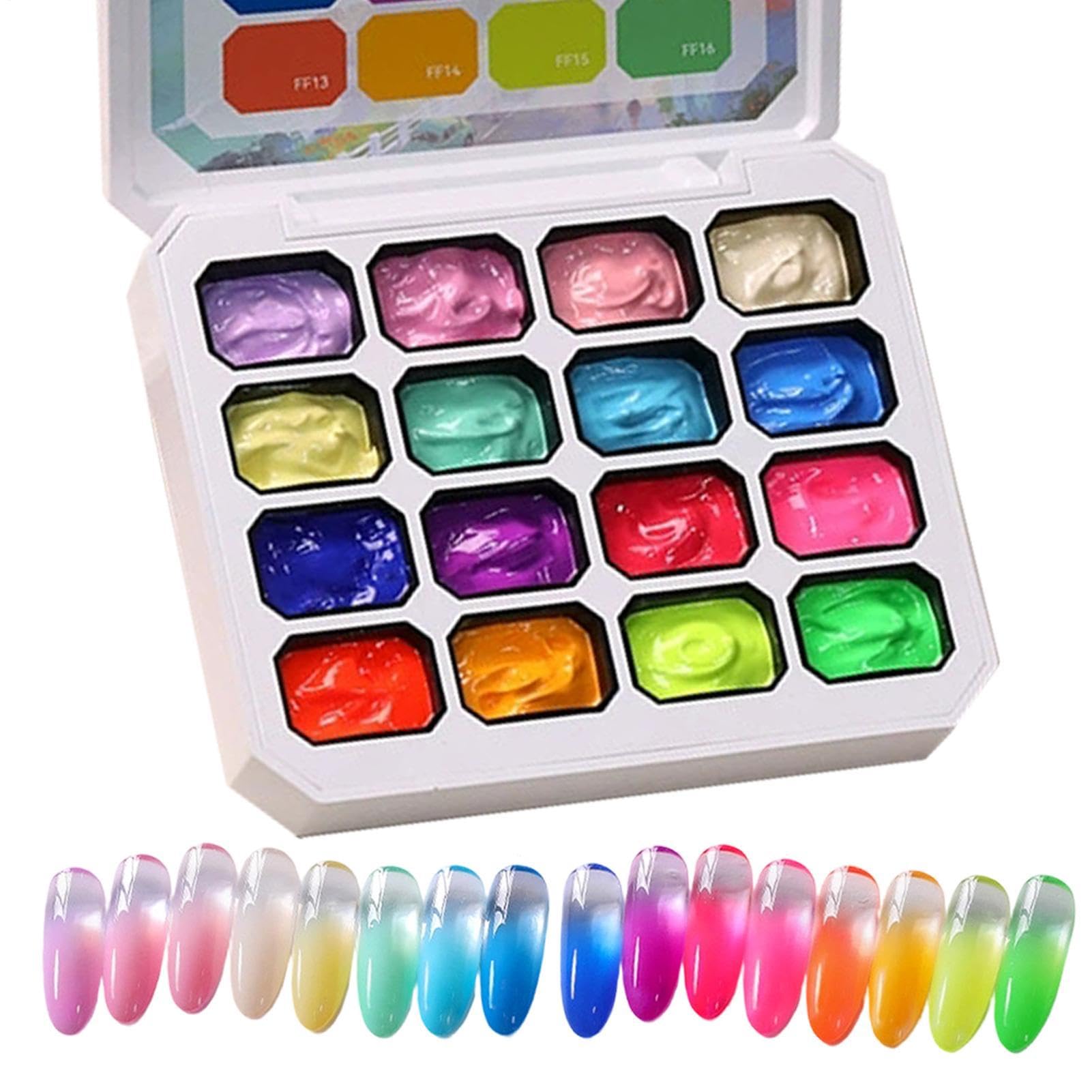 Kit de esmalte de uñas de gel para mujeres y niñas ideal como regalo 8