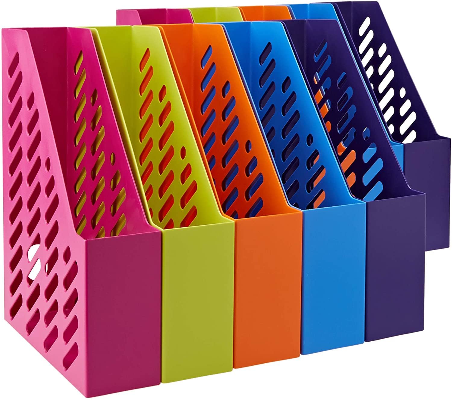 Papiertiger Stehordner Stehsammler (Stehsammler Klassisch, Modern Sortiert, 10er Pack)