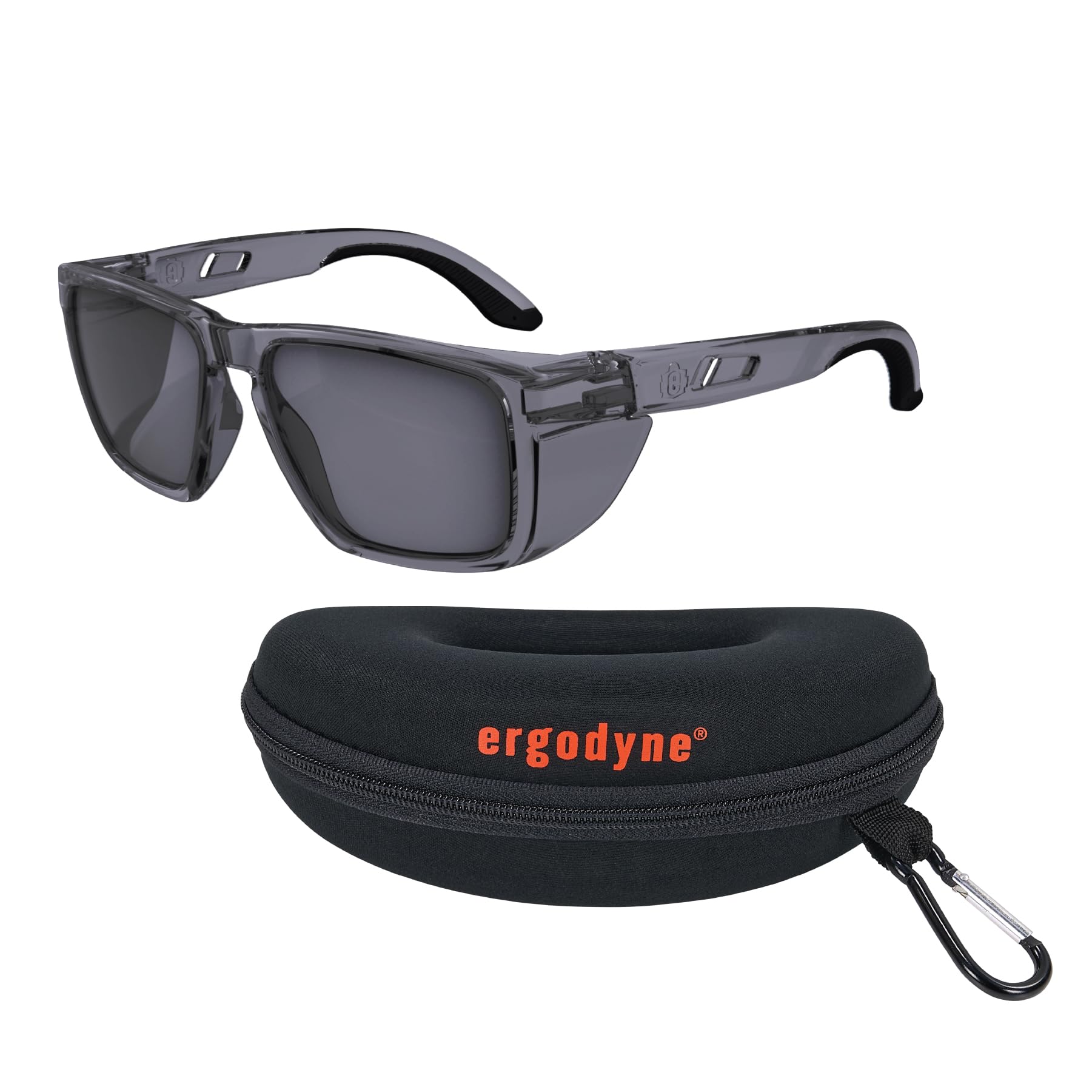 Ergodyne Skullerz SIXTEN Sicherheits-Sonnenbrille mit Seitenschildern, Anti-Beschlag