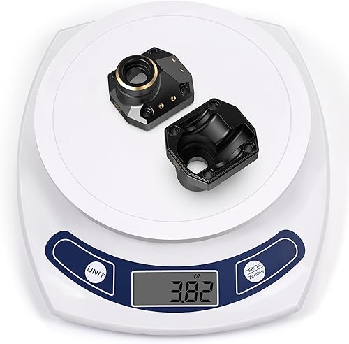 Miniatura 2 de COOWOO RC Differential Covers Upgrade Parts for 110 Capra UTB10 RC Crawler Cars - Set of 2, Precision CNC Machined, Enhanced Stability, Improved