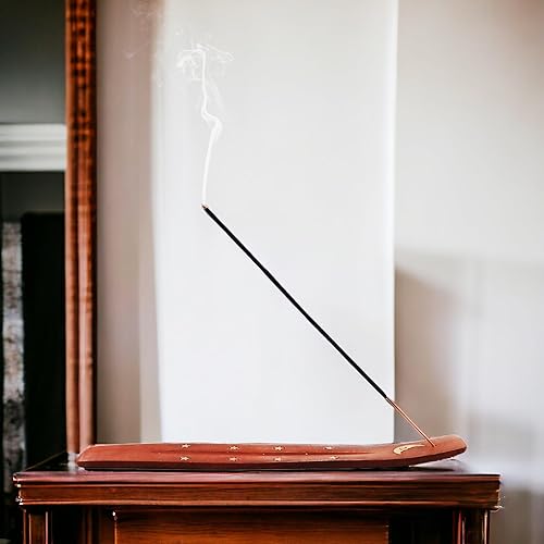 Miniatura 6 de Hosley Paquete de 480 varillas de incienso surtidas, 40 varillas de cada uno de los campos florales de champán de especias cálidas de la Tierra y 8