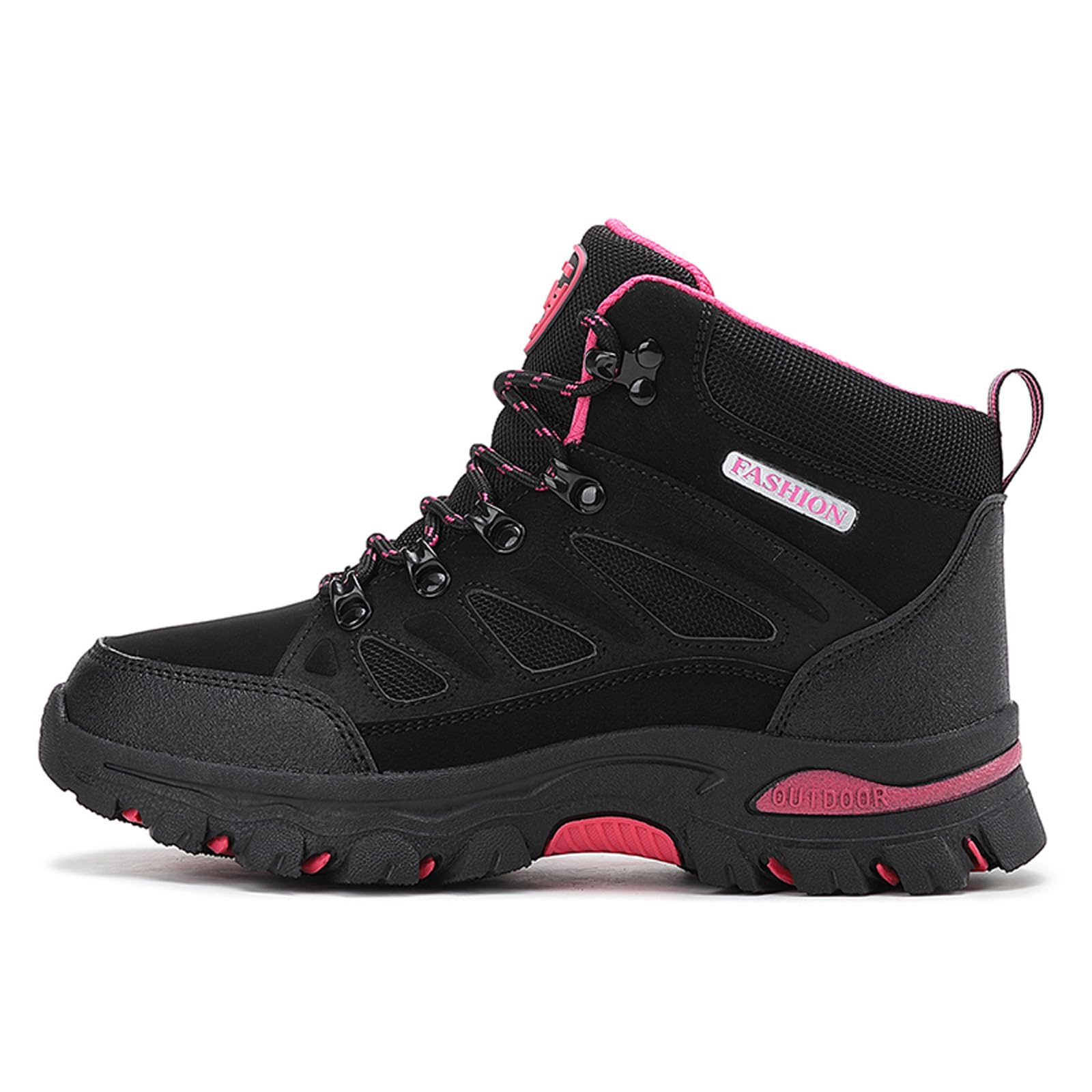 Generisch Chaussures de randonnée imperméables pour femme - Chaussures de randonnée - Chaussures de randonnée - Haute durabilité - Excellentes chaussures d'entraînement - Randonnée - Escalade