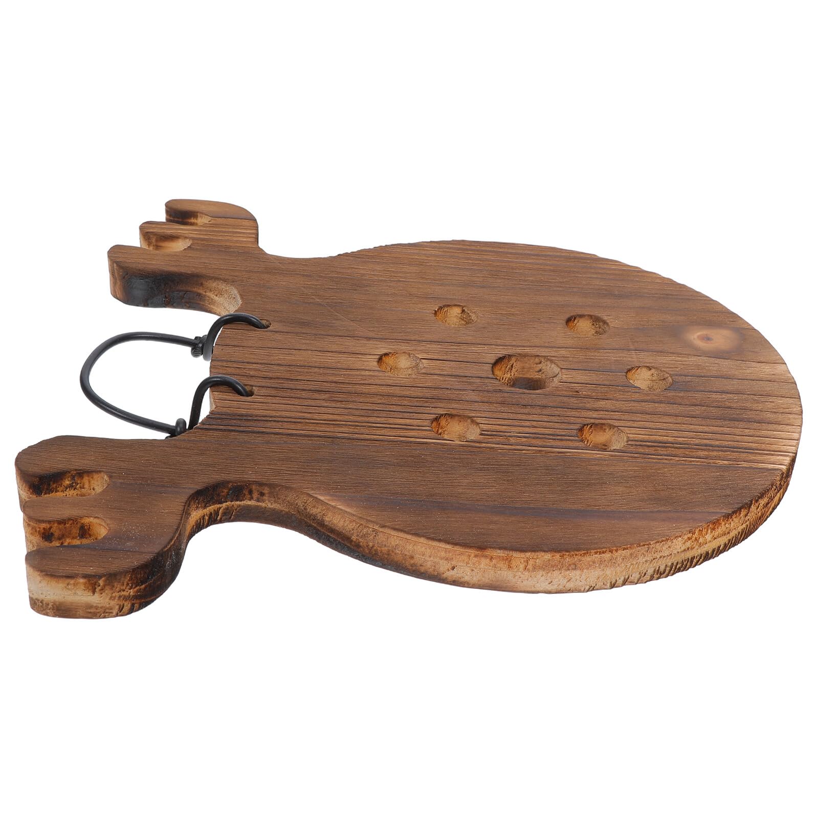 Support mural en bois 25x25 cm SHINEOFI pour fougère corne de cerf et plante grimpante