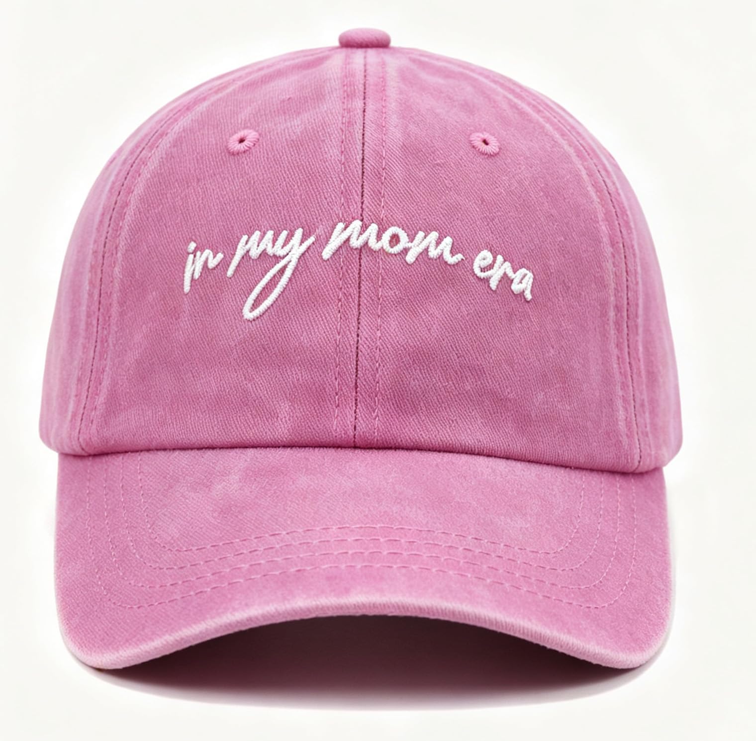 in My Mom Era Hats for Women, Adjustable Embroidered Mommin Mama Baseball Cap