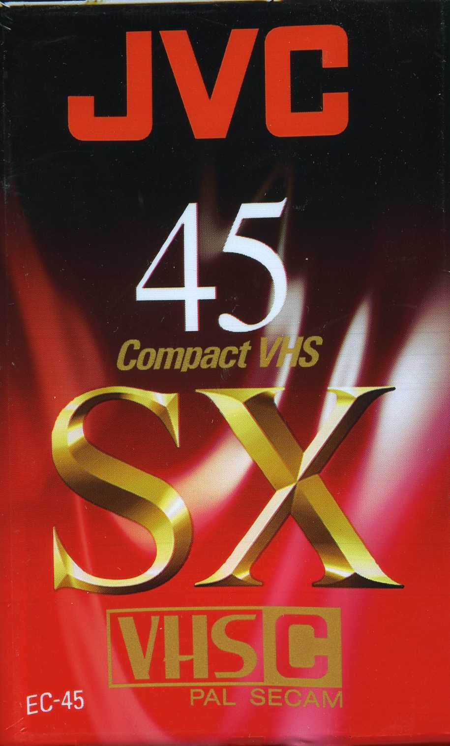 JVC Cassette VHS-C Série SX 45 mn