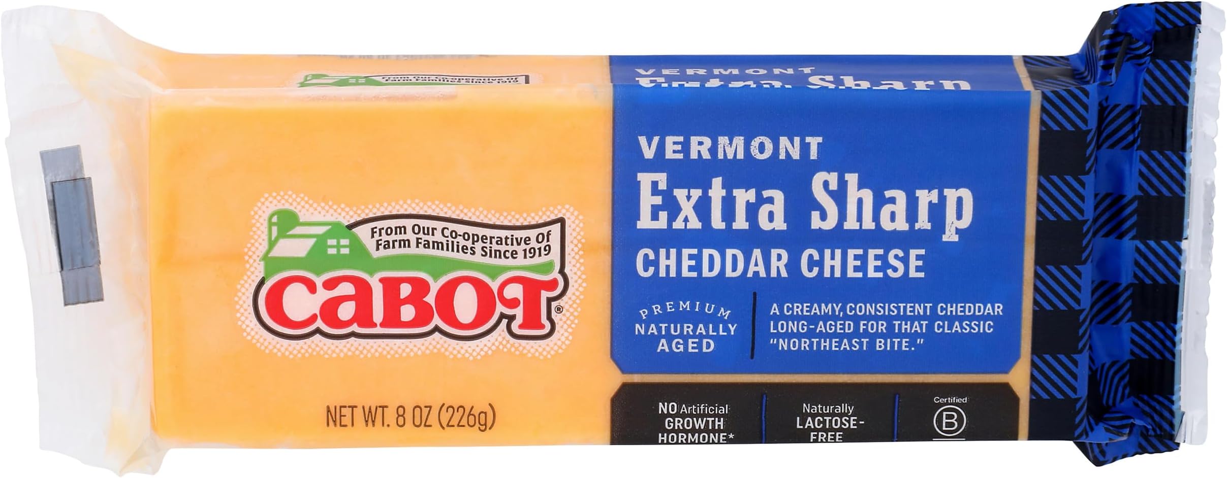 Cabot Bar Extra Sharp Cheddar Aged, 8 oz