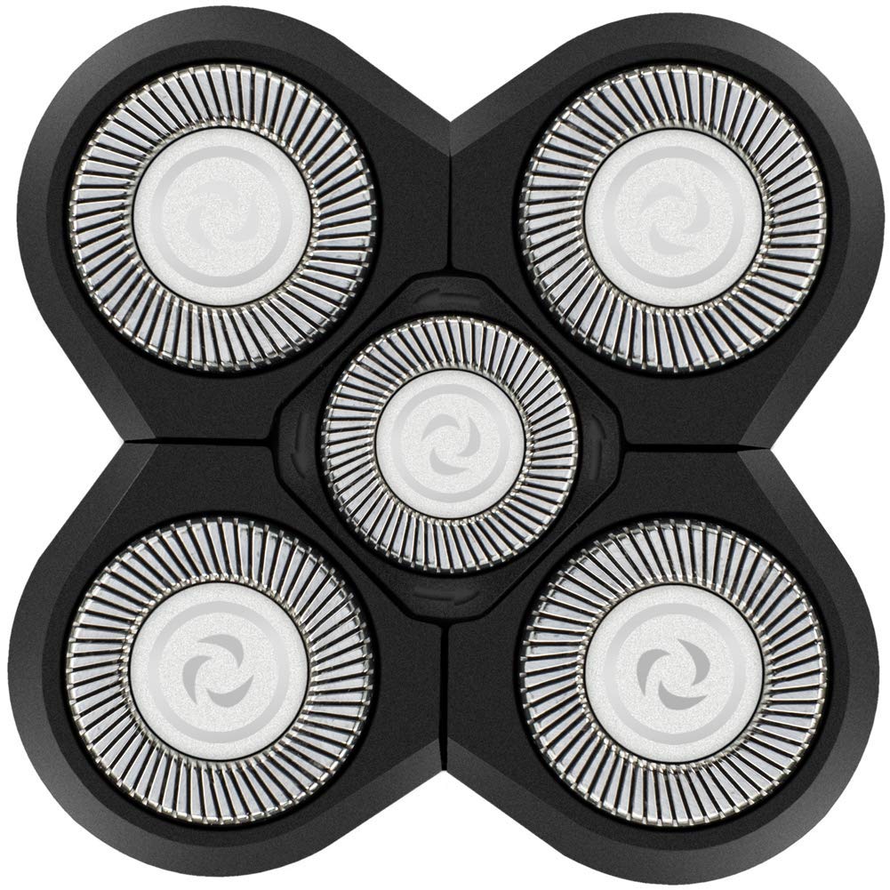 Electric Razor Replacement Blades, 5 Heads Wet Dry Beard Shaver Replacement Blade