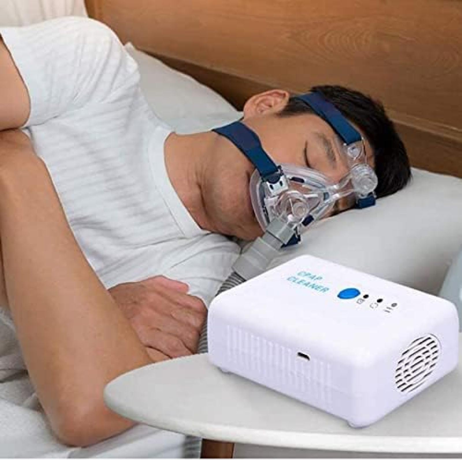 Volu Cpap Cleaner And Sanitizer, Portable Mini CPAP Cleaning Machine Ozone Ventilator Sterilizer Air Tubes Clean For Cpap Machine, Tube, Mask,Hilarious123