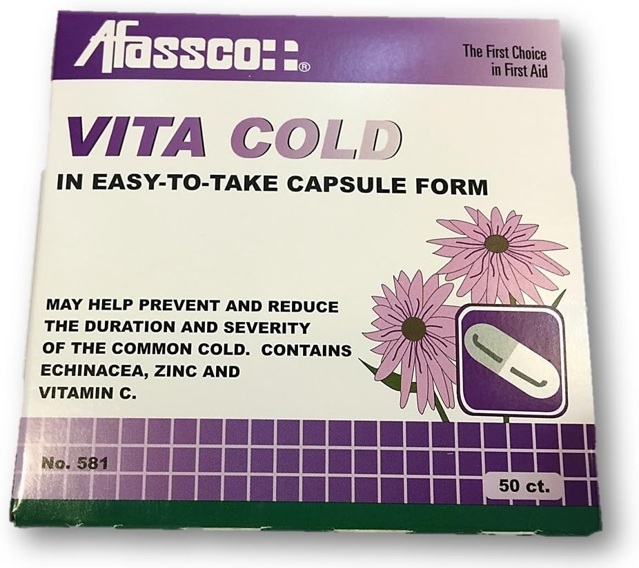 Afassco 581 Vita Cold Capsules - 50 / BX