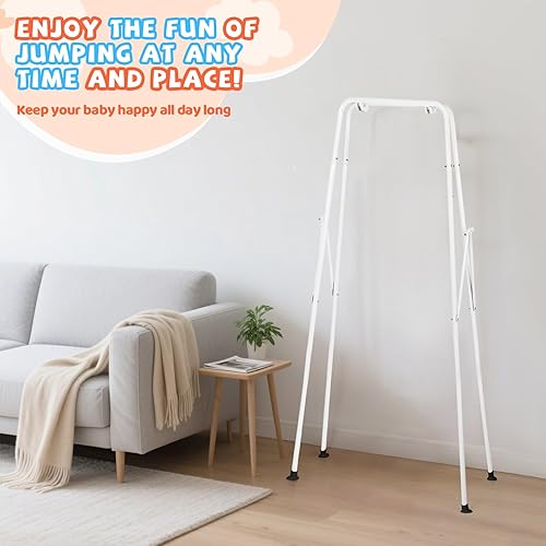 Miniatura 8 de Jersey de bebé con soporte, para jugar en interiores y exteriores, para bebés de 6 a 24 meses, puentes y gorilas con cadena ajustable, fácil de