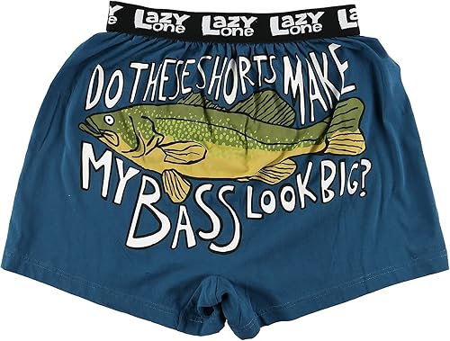 Lazy One Funny Animal Boxers, Novelty Boxer Shorts, Gag Gifts for Men, Humorous Underwear For Men