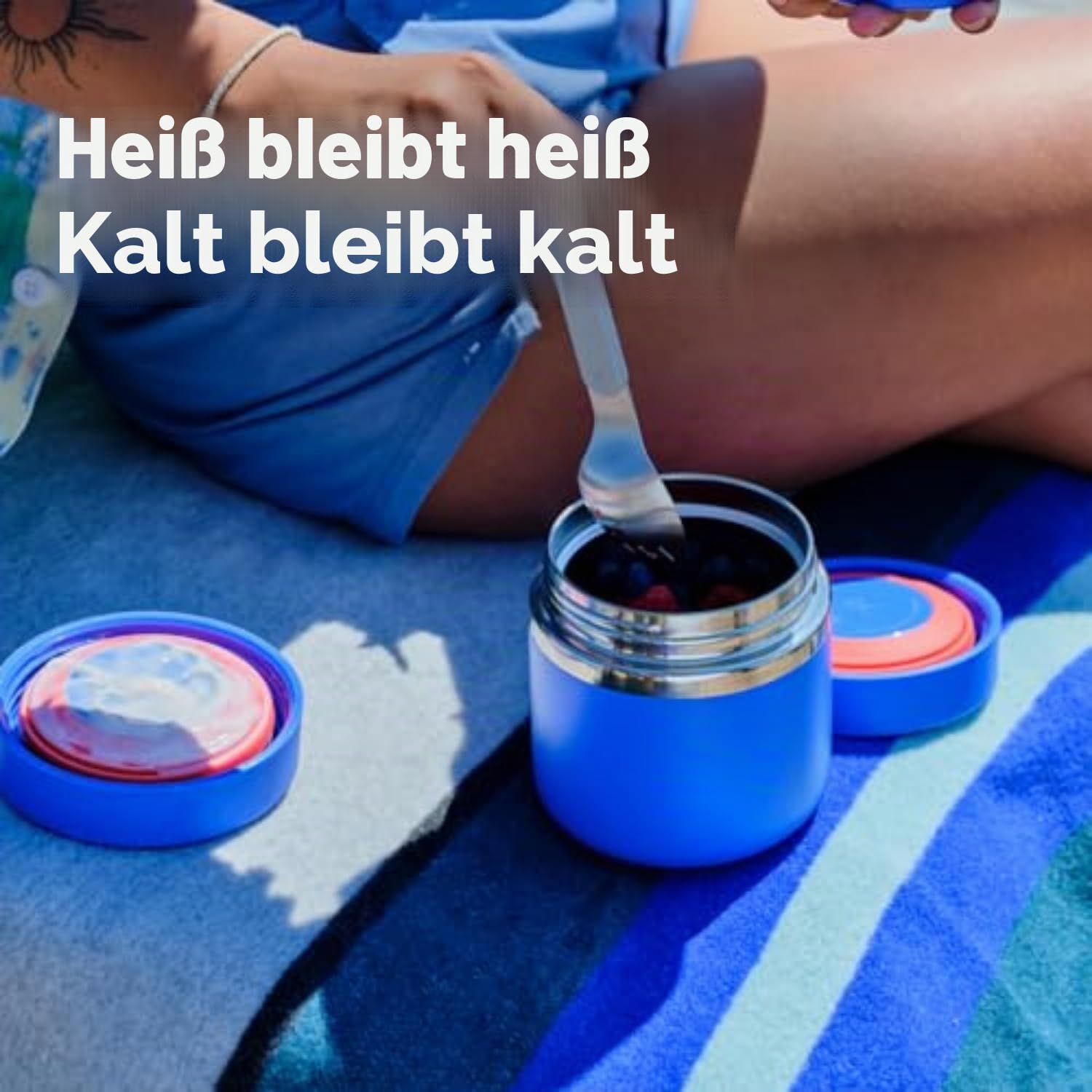 Hydro Flask Isolierter Lebensmittelbehälter, 590 ml, Schwarz