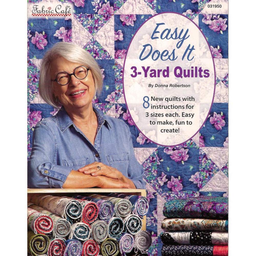 Fabric Cafe Easy Does It 3 Yard Quilt Bk, Paper, Brown, 0.97 Inches