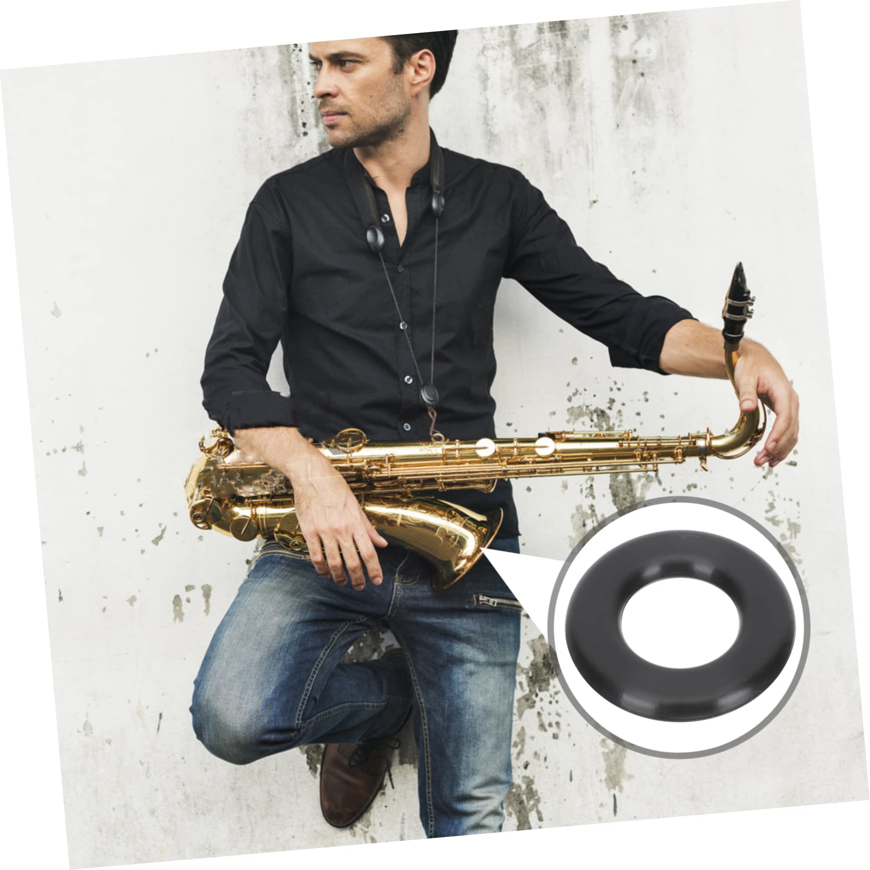 Sourdine de Saxophone Alto, Amortisseur en alliage d'aluminium