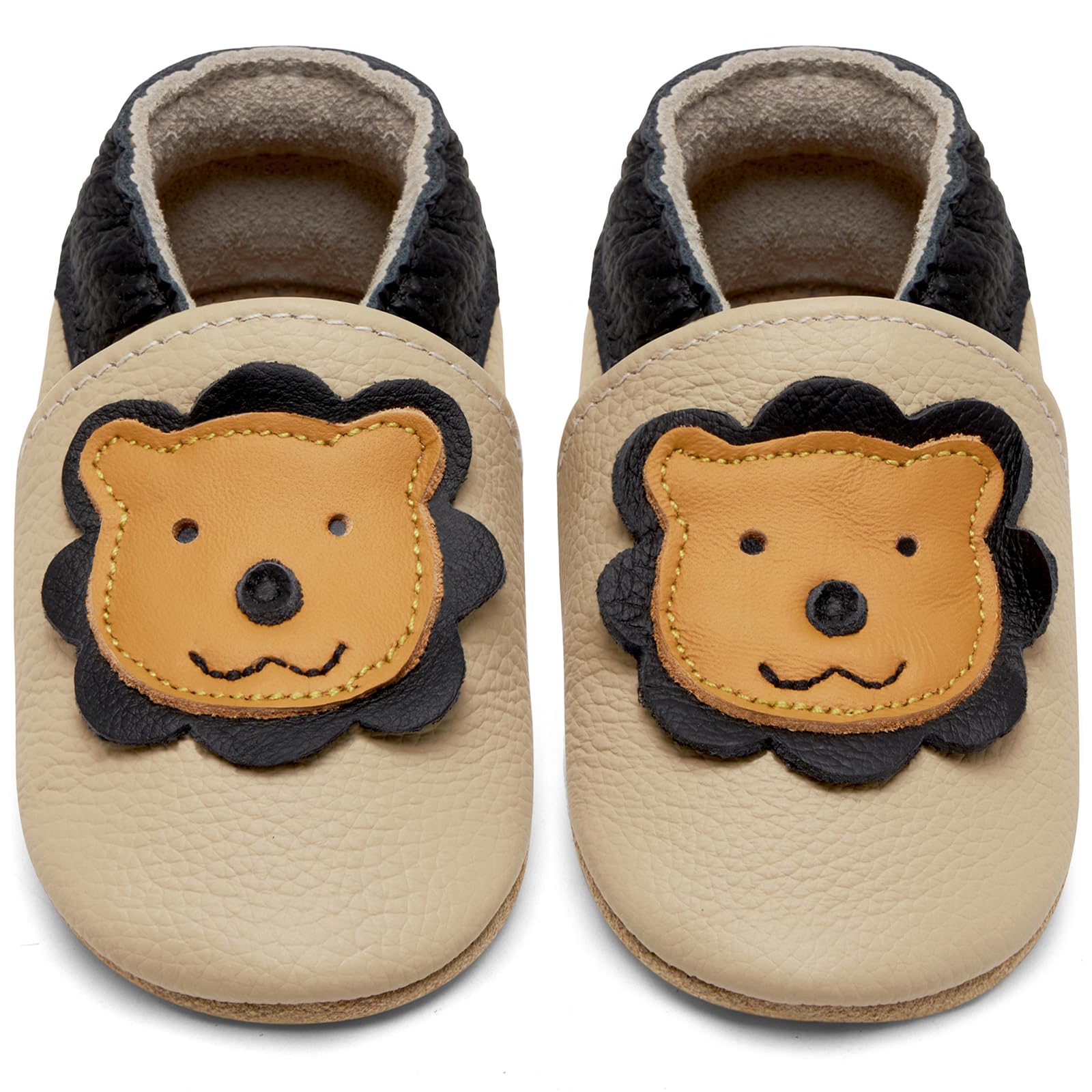 IceUnicorn Scarpe Neonato Scarpine Primi Passi Morbida Pelle Scarpine Prima Infanzia Suola Scamosciata Carino Colorate Animali 0 a 24 Mesi
