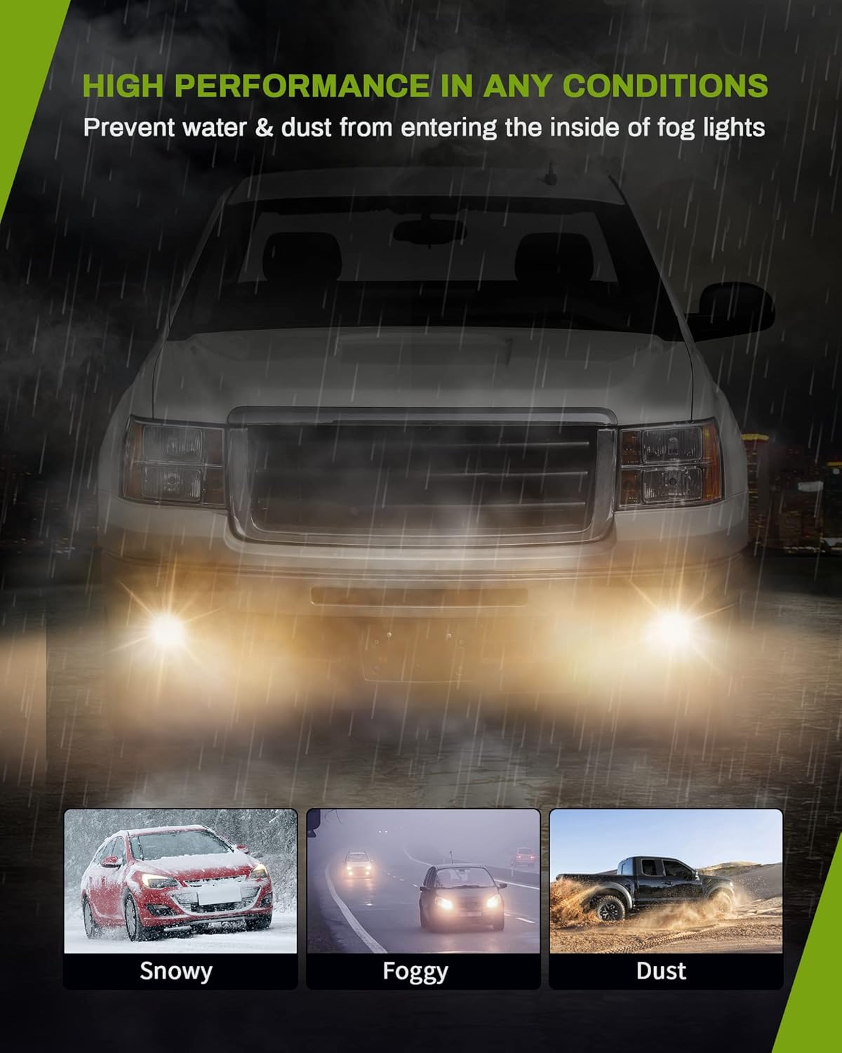 AUTOSAVER88 Fog Lights Assembly Compatible Replacement with 2007 2008 2009 2010 2011 2012 2013 GMC Sierra 1500 07 08 09 10 11 12 13 14 Sierra 2500HD 3500HD (NOTE: Not Fit Classic Models) -Clear Lens