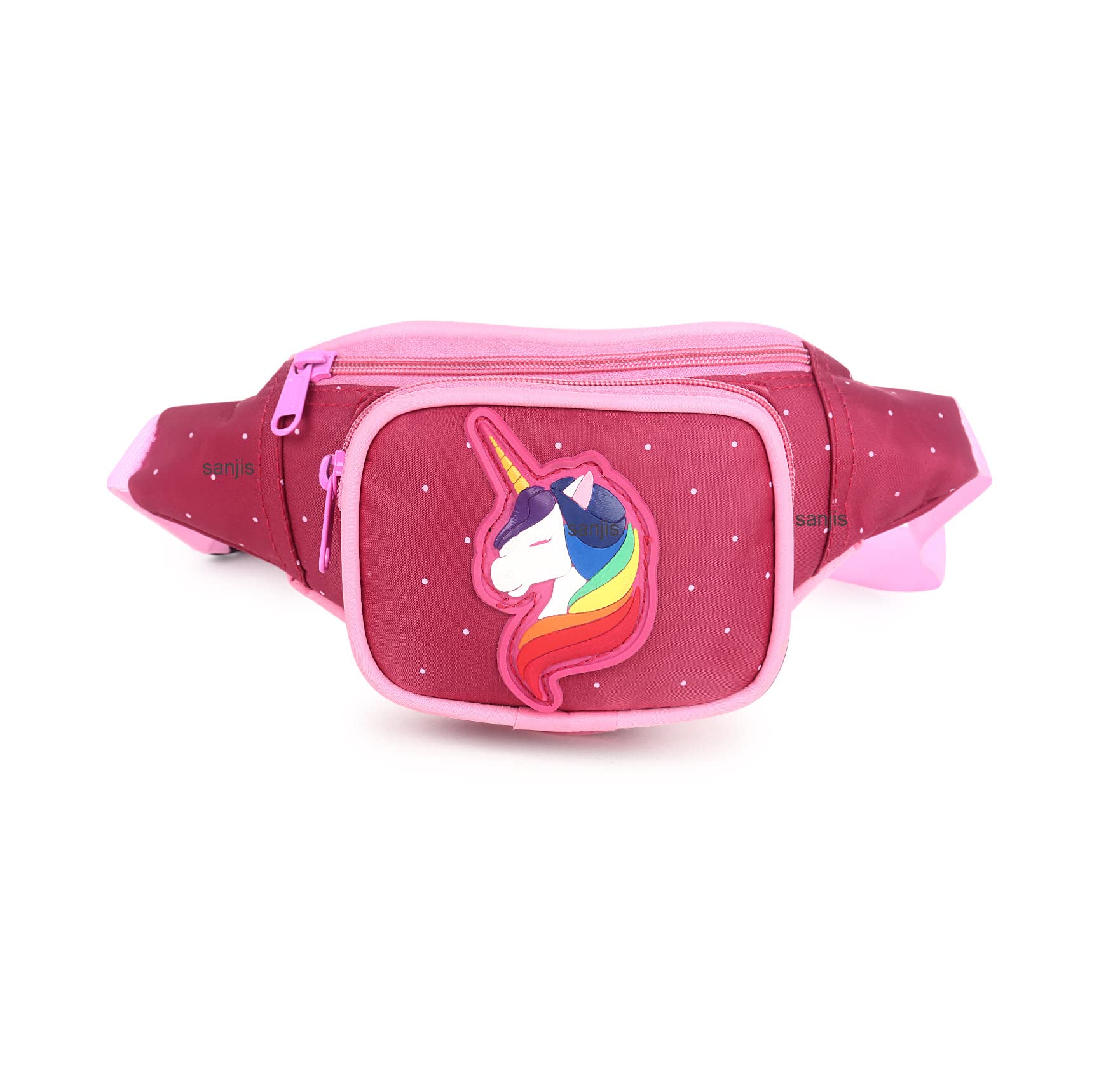 Sanjis Enterprise Kid's Fabric Cartoon Princess Waist Bag (Light Pink)