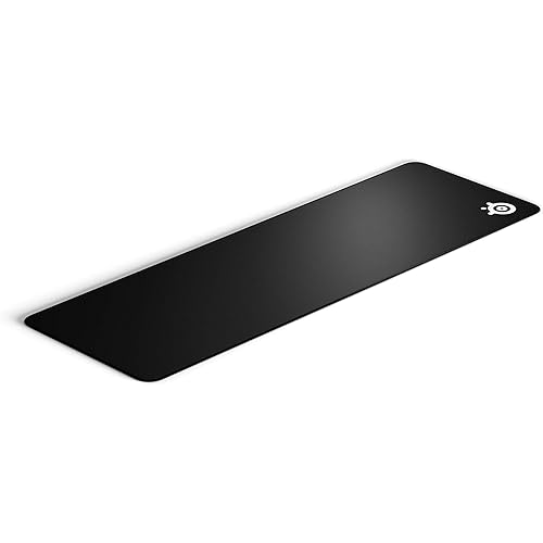 SteelSeries QcK Gaming Surface - XL Stitched Edge Cloth - Extra Durable - Sized to Cover Desks