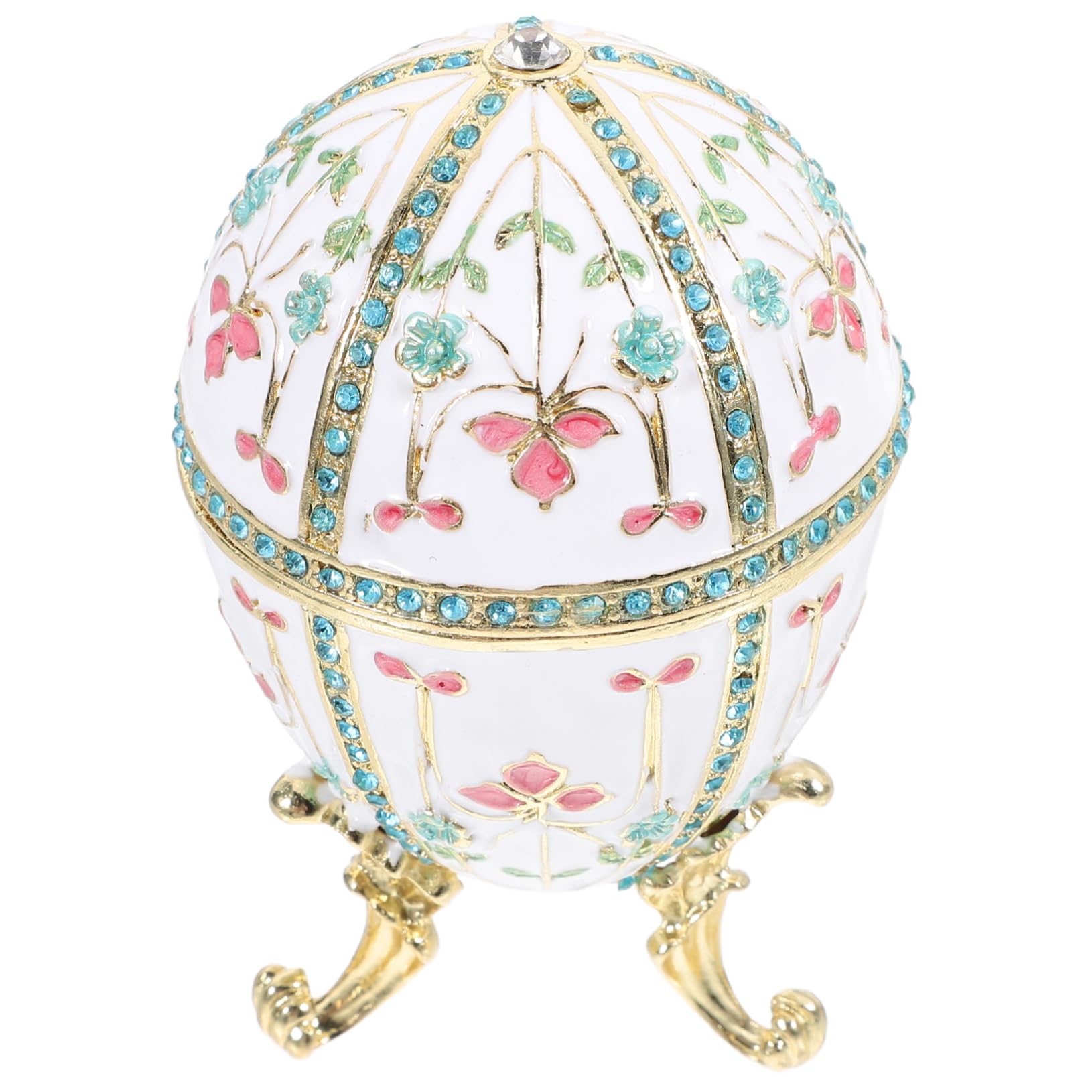 Boîte à bijoux en métal coffret de rangement décoratif maison et bureau
