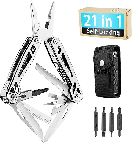 WETOLS Multitool, Gifts for Men, 21-in-1 Multi-Tools, Hard...