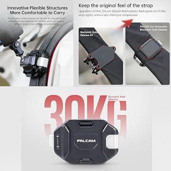 EACHSHOT FALCAM F38 Quick Release Backpack Camera Strap Base Mount Clip for Camera (Clip Only) - F38B3802