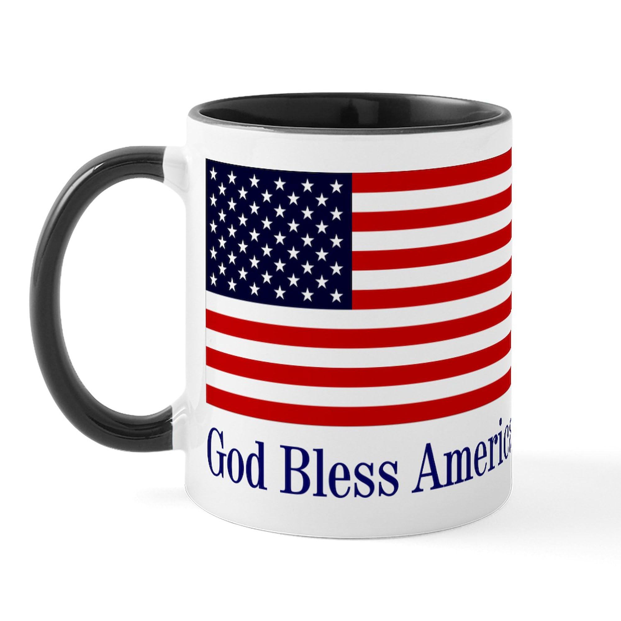 CafePress God Bless America Mug 11 oz (325 ml) Ceramic Coffee Mug