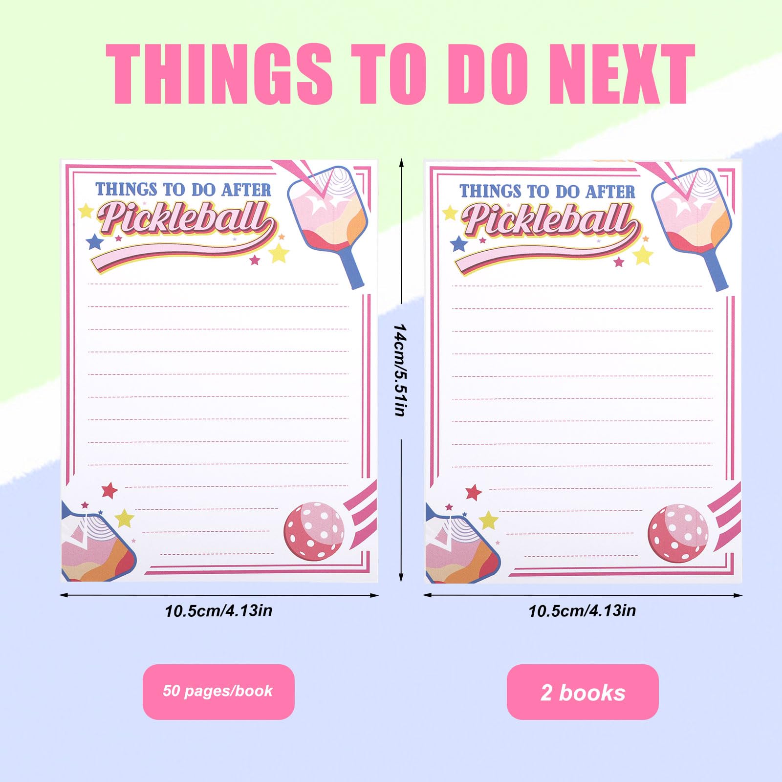 Gosknor 2pcs Pickleball Notepads - Image 2