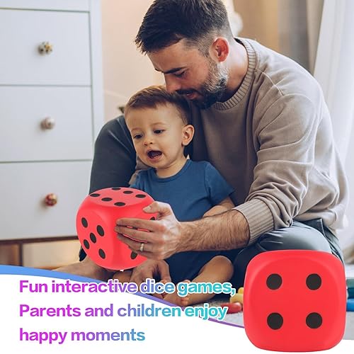 Miniatura 3 de Anboor Dados esponjosos de 5.9 pulgadas, juguetes blandos Kawaii perfumados para apretar, alivio del estrés, juguetes para niños, colección de