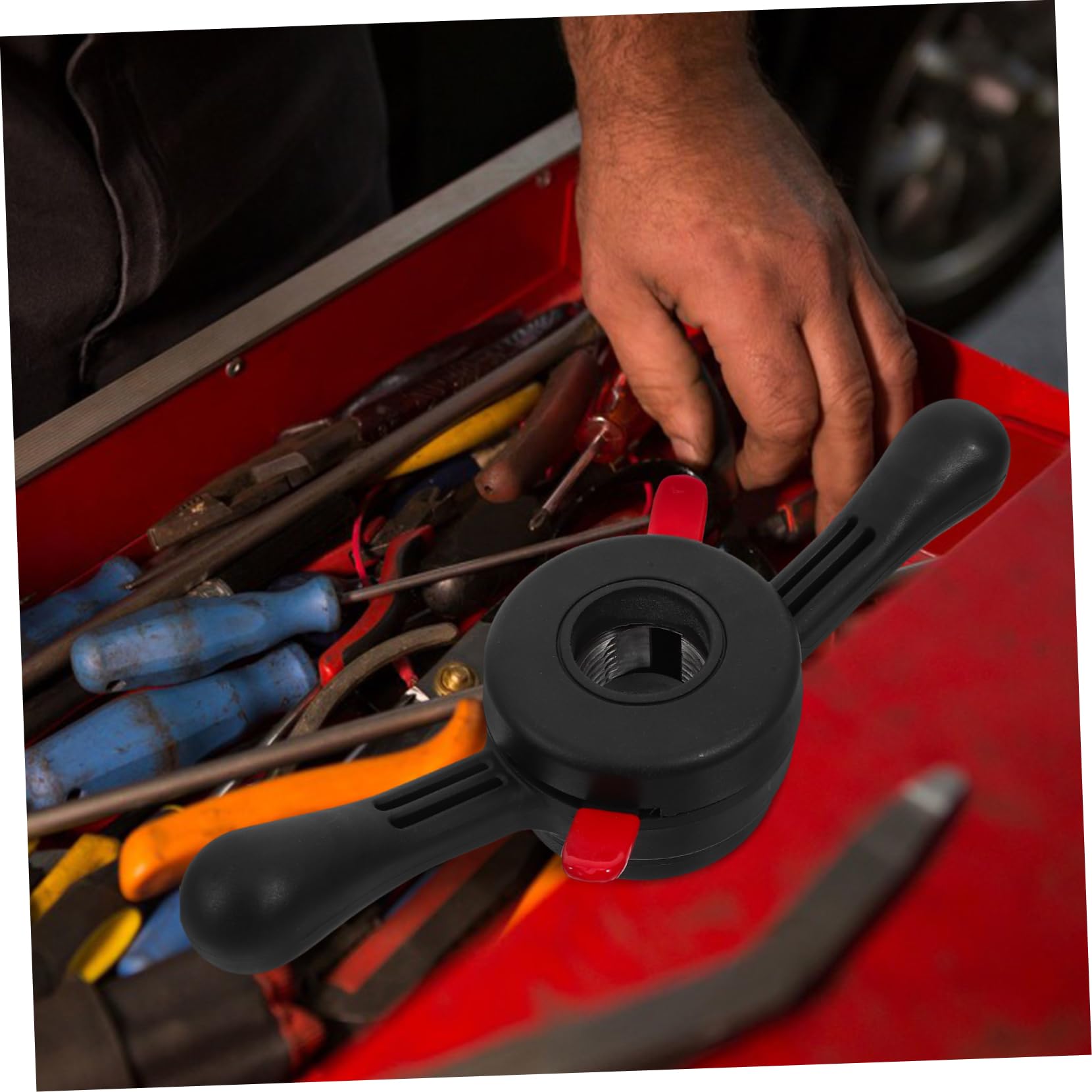 Ciieeo Bilanciatore Rapido per Ruote Auto Dado 38mmx3mm in Nailon | Nero, Struttura Robusta e Leggera, Strumento per Mozzo e Albero, Accessorio per Manutenzione Gommista
